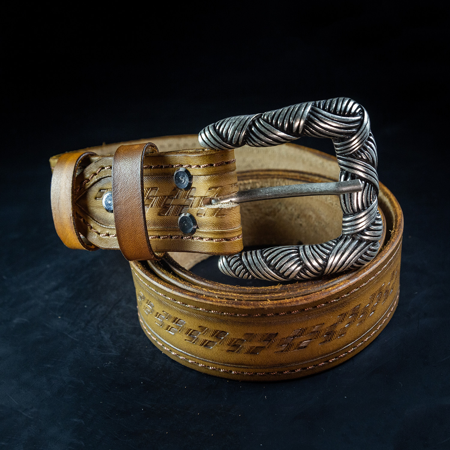 Handcrafted Genuine Leather Belt // 002 // Brown (S) - Viking Workshop ...