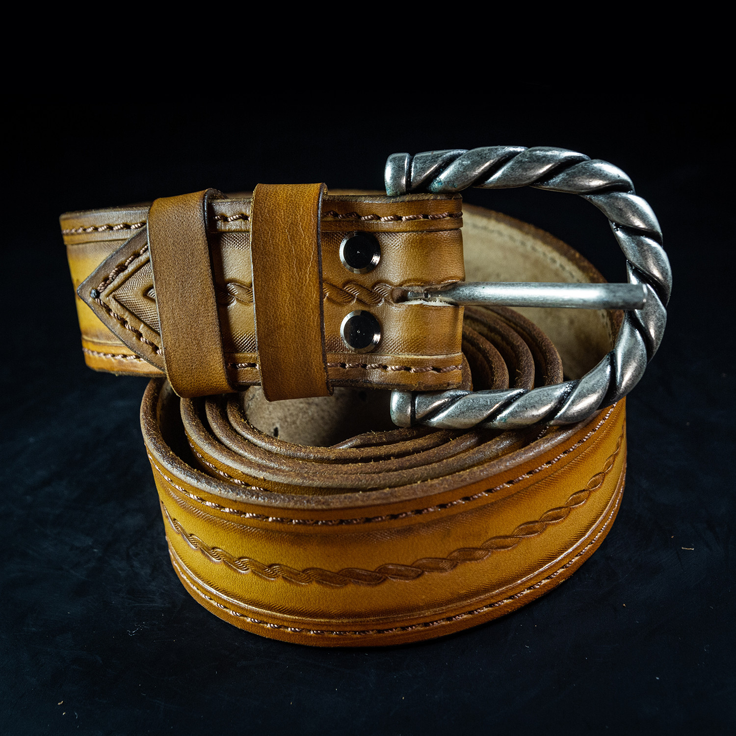 Handcrafted Genuine Leather Belt // 008 // Brown (S) - Viking Workshop ...