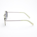 Unisex Round Polarized Sunglasses // Mint