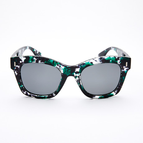 Women's Square Polarized Sunglasses // Olive