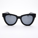 Women's Geometric Polarized Sunglasses // Black