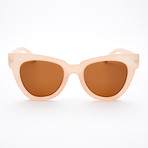 Women's Geometric Polarized Sunglasses // Blush