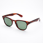 Men's Square II Polarized Sunglasses // Tortoise