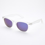 Men's Square II Polarized Sunglasses // Crystal