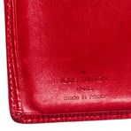 Louis Vuitton // Red Epi Leather French Snap Wallet // MI0945  // Pre-Owned