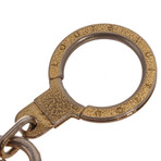 Louis Vuitton // Gold Pochette Extender Key Ring // France // Pre-Owned
