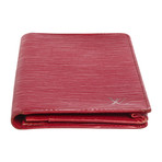 Louis Vuitton // 1996 Red Epi Leather Checkbook Wallet // CA0946  // Pre-Owned