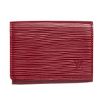Louis Vuitton // 2009 Red Epi Leather Business Cardholder Wallet // CA2039  // Pre-Owned
