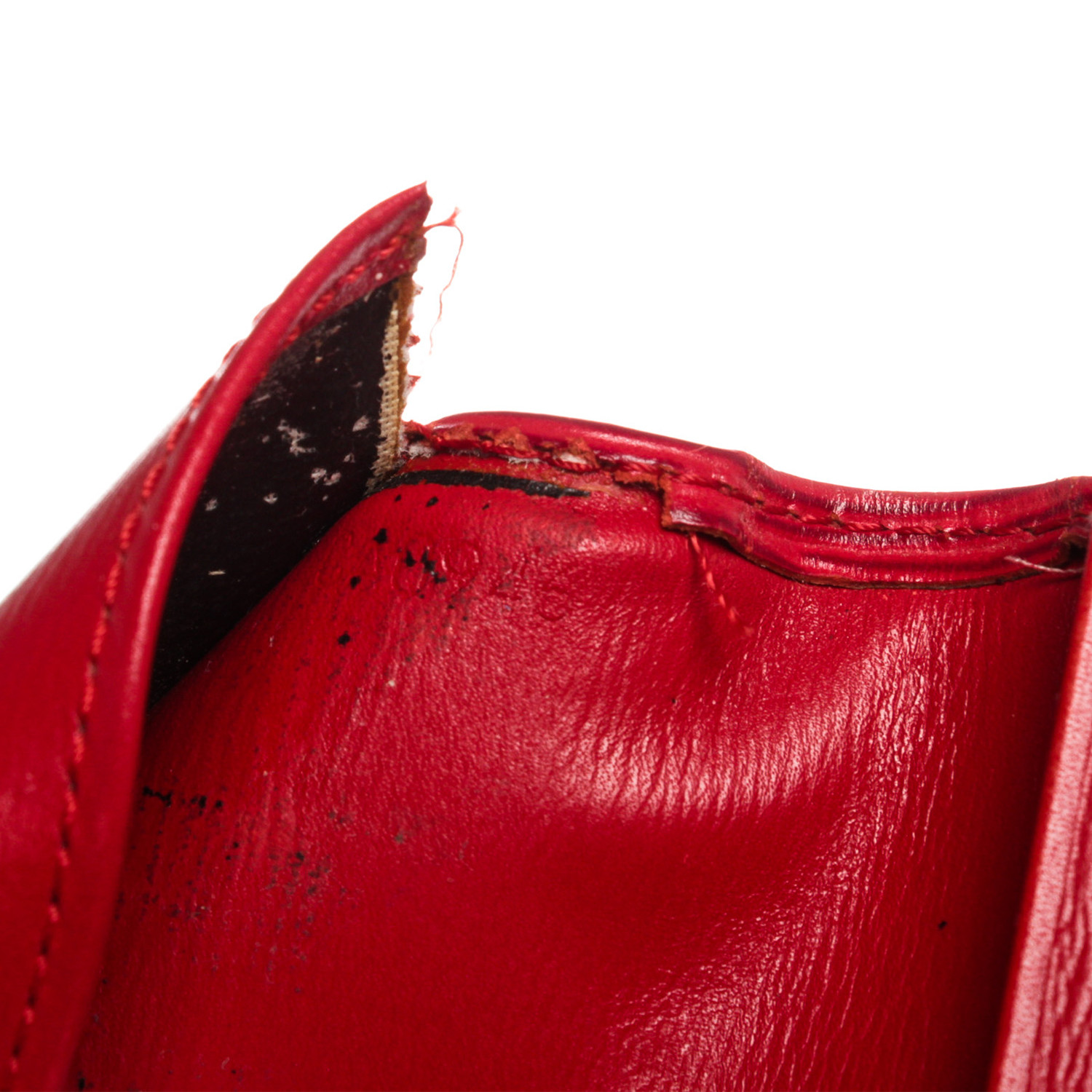 Louis Vuitton // 1996 Red Epi Leather Checkbook Wallet // CA0946 // Pre-Owned - Vintage Designer ...