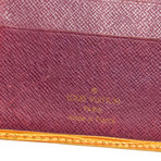 Louis Vuitton // Yellow Purple Epi Leather Marco Men's Wallet // France  // Pre-Owned