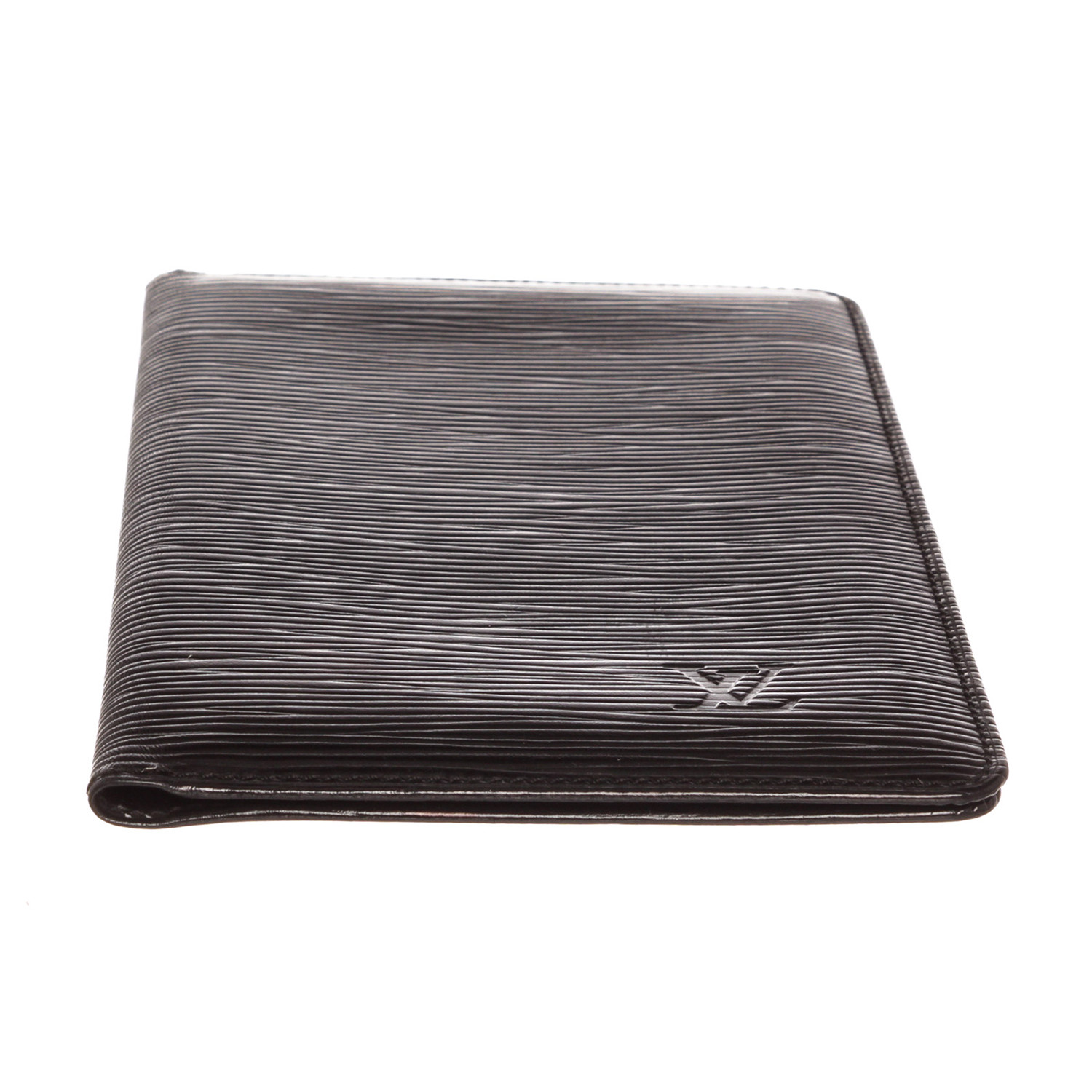 Louis Vuitton // Black Epi Leather Checkbook Holder Wallet // Vintage // Pre-Owned - Vintage ...