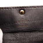 Men's Utah Leather 6 Key Holder Wallet // Brown // Pre-Owned