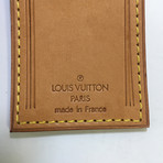 Louis Vuitton // Tan Vachetta Leather Luggage Tag + Poinget Set VI // Pre-Owned