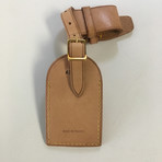 Louis Vuitton // Tan Vachetta Leather Luggage Tag + Poinget Set V // Pre-Owned