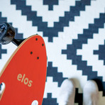 Elos Skateboard // Lightweight Series // Coral Red