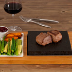 The SteakStones Steak Plate Set