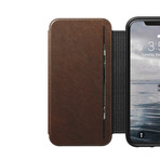 Tri-Folio // Rustic Brown Leather // iPhone XS