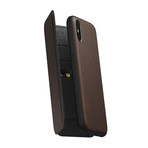 Tri-Folio // Rustic Brown Leather // iPhone XS