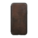 Tri-Folio // Rustic Brown Leather // iPhone XS