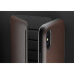 Tri-Folio // Rustic Brown Leather // iPhone XS