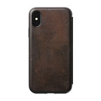 Tri-Folio // Rustic Brown Leather // iPhone XS