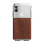 Clear Case // Rustic Brown Leather // iPhone 7/8 Plus