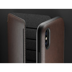 Tri-Folio // Rustic Brown Leather (iPhone XR)
