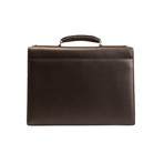 Leather Briefcase Bag + Shoulder Strap // Hazelnut Brown