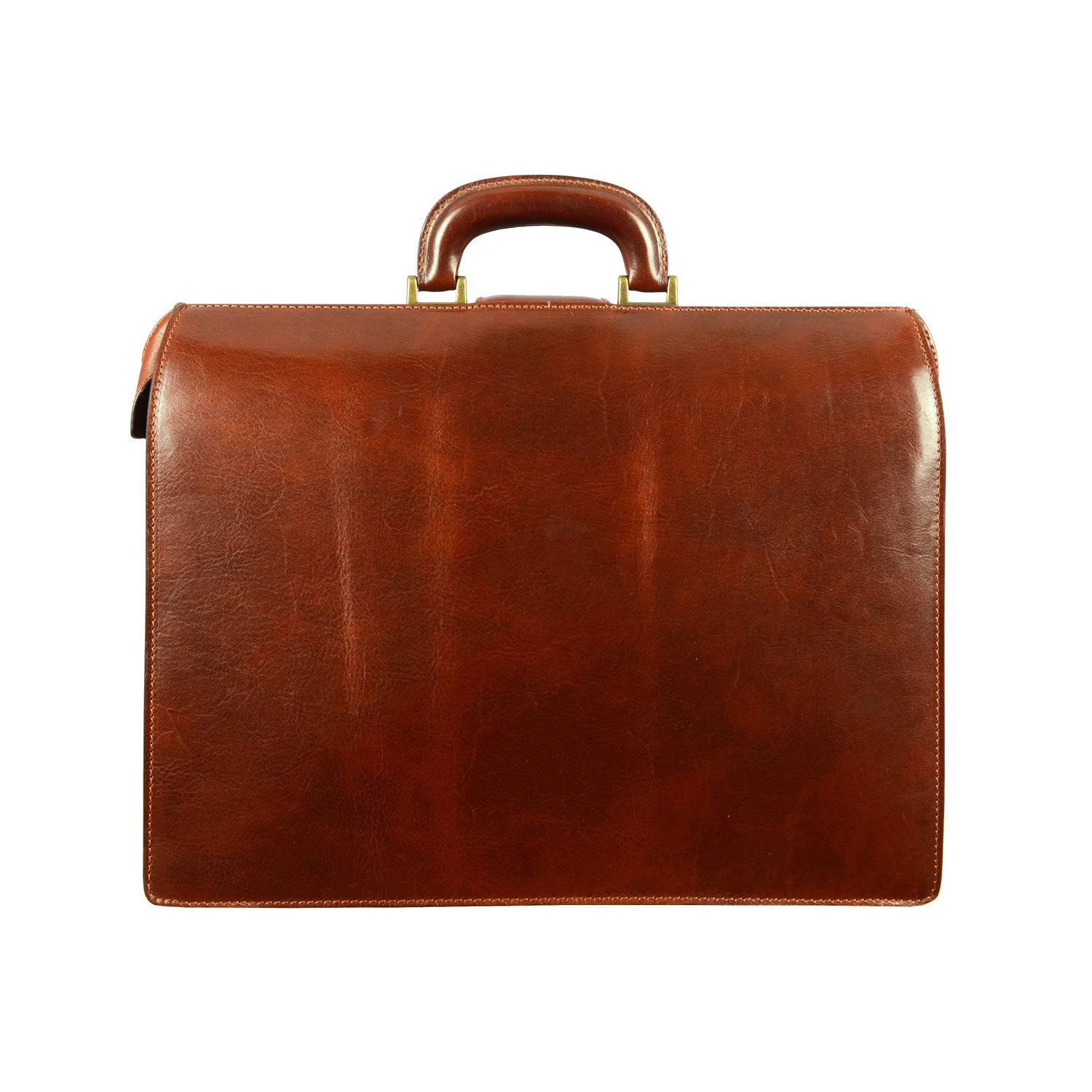 The Firm // Leather Briefcase // Brown - Time Resistance - Touch of Modern