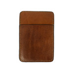 1984 // Leather Card Case // Brown
