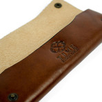 Appointment In Samarra // Leather Pen Case Holder // Brown