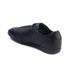 Leather Medusa Low Top Tonal Sneaker // Black (US: 6)