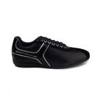 Versace Collection // Low-Top Sneakers // Black + Silver (US: 6)