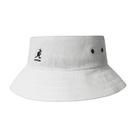 Bamboo Cut Off Bucket // White (S)