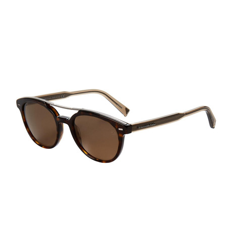 Zegna // Pilot Polarized Sunglasses // Tortoise + Brown - Luxury ...