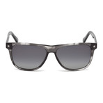 Zegna // Classic Polarized Sunglasses // Gray