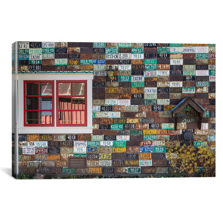 License Plate Residence, Crested Butte, Gunnison County, Col // Don Paulson (26"W x 18"H x 0.75"D)