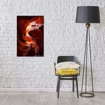 Sun Shining Through Canyon IV // David Drost (18"W x 26"H x 0.75"D)