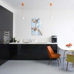 Rusty Bicycle // Honeymoon Hotel (18"W x 26"H x 0.75"D)