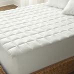 MGM Grand Hotel // 400 Thread Count // Cotton Overfilled Mattress Pad (Twin)