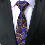 Handmade Silk Tie // Crown Royal Blue