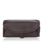 Hanging Travel Leatherette Toiletry Bag