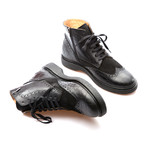 Fabian Wingtip Brogue Boot // Black (Euro: 45)