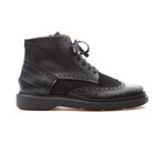 Fabian Wingtip Brogue Boot // Black (Euro: 45)