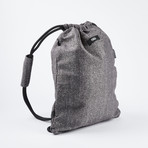 Roam Drawstring City + Laptop Sleeve (Gray Cut-Resistant Exterior + Orange Interior)