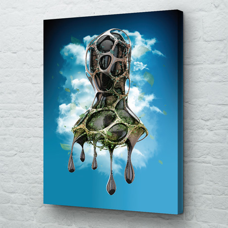 Surreal Drip (18"W x 24"H // Gallery Wrapped)