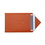 Wordie Tablet and Document Sleeve (Amber Orange & Dusty Aqua)