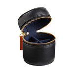 Sanderson Leather Stud Box (Smoky Quartz Brown & Oxblood)