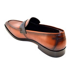 Penny Loafer Dress Shoe // Brown + Navy (US: 9.5)