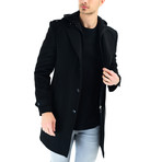 Siena Overcoat // Black (Small)
